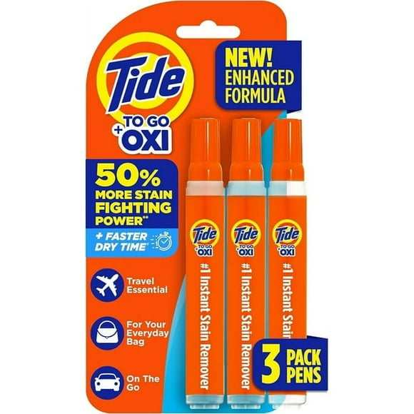 Tide To Go Instant Stain Remover Liquid Pen, 3 Count