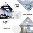 thumbnail image 5 of Blue Spring Floral Fluorescent Light Covers, Watercolor Botanical Summer Vintage Magnetic Light Covers for Ceiling Lights, Fluorescent Ceiling Shade Filters for Classroom Bedroom Office 4x2Ft x 3PCS, 5 of 8