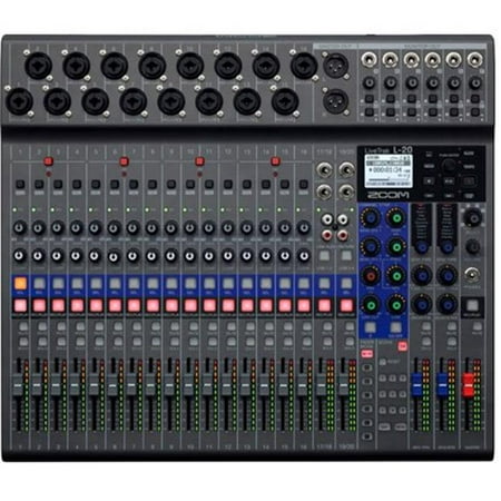 Zoom ZOOM-L20 Live Trak Digital Mixer & Multitrack Recorder