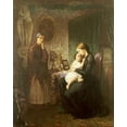 thumbnail image 2 of Bubkovskii, G. 20x24 White Modern Wood Framed Museum Art Print Titled - Motherly Love, 2 of 4