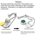 thumbnail image 3 of JEAN SMILE Essential Oil Diffuser Bracelet Aromatherapy Locket Scent Bracelet Adjustable Bracelet Styles Set with 10 Refill Pads，Pads Send a Beautiful Gift Box, 3 of 7