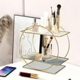 thumbnail image 6 of Uuiauoio Makeup Organizer for Vanity, Perfume Organizer for Dresser, 2-Tier Bathroom Countertop Organizers, Bathroom Counter Shelf Skincare Holder Perfume Tray Cosmetic Display, 6 of 6