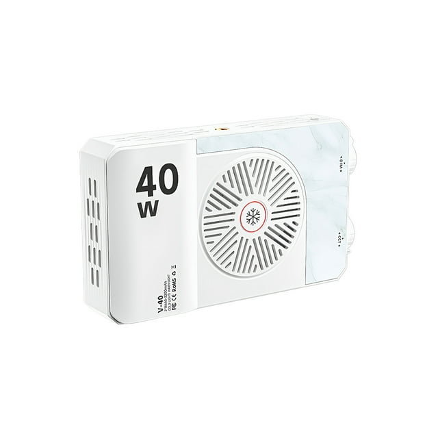 Maytalsory Portable 40W LED Camera Light With Intelligent Heat 8000 lumens for Dissipation Function 8000 Lumens Peak Intensity