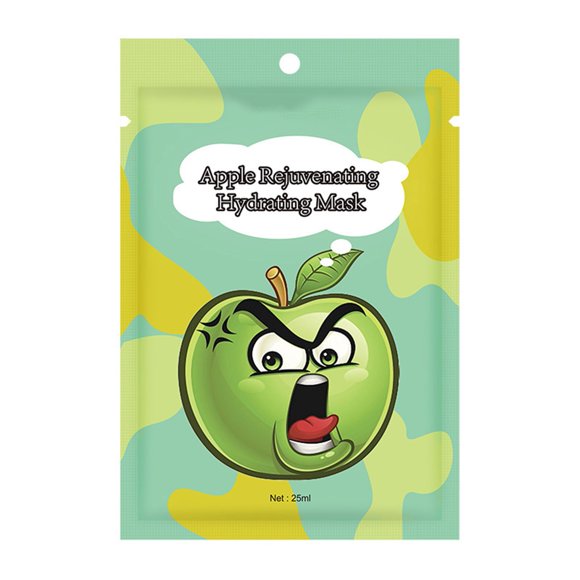 NAOJIE 1 Pack Fruit Face Masks for Kids,Kids Face Mask Spa Day kit Supplies,Spa Party Favors for Teens Girls Women,Sheet Facial Mask Skincare Gifts Set,Moisturize Soothe for All Skin Types(A)