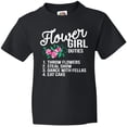 thumbnail image 3 of Inktastic Flower Girl Wedding Duties Youth T-Shirt, 3 of 5