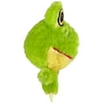 thumbnail image 4 of Multipet Knobby Noggins Plush Frog Dog Toy, Bumpy Rubber Ball Head with Squeaker, 4 inches, 4 of 4