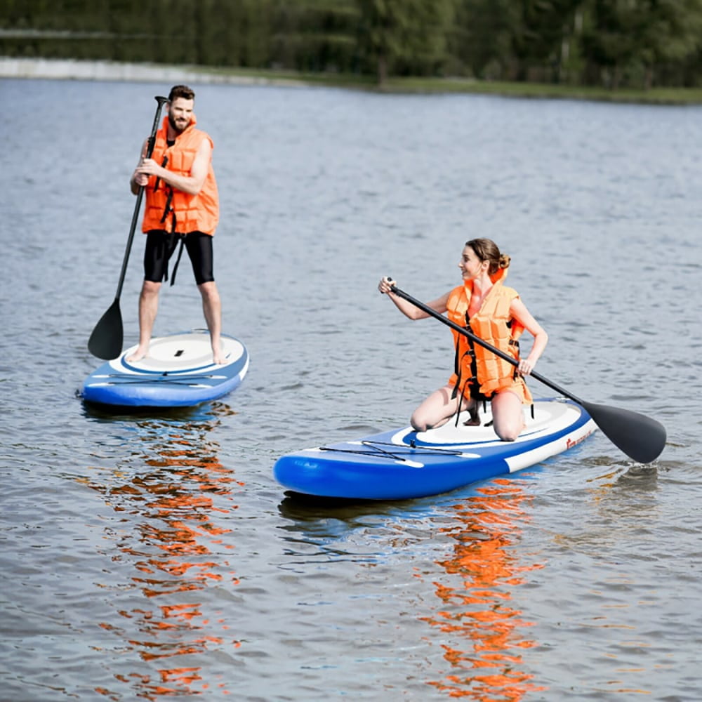 GVN Soft Top Surfboard, Small Surfboard,10 Feet Inflatable Stand Up Paddle Surfboard with Bag