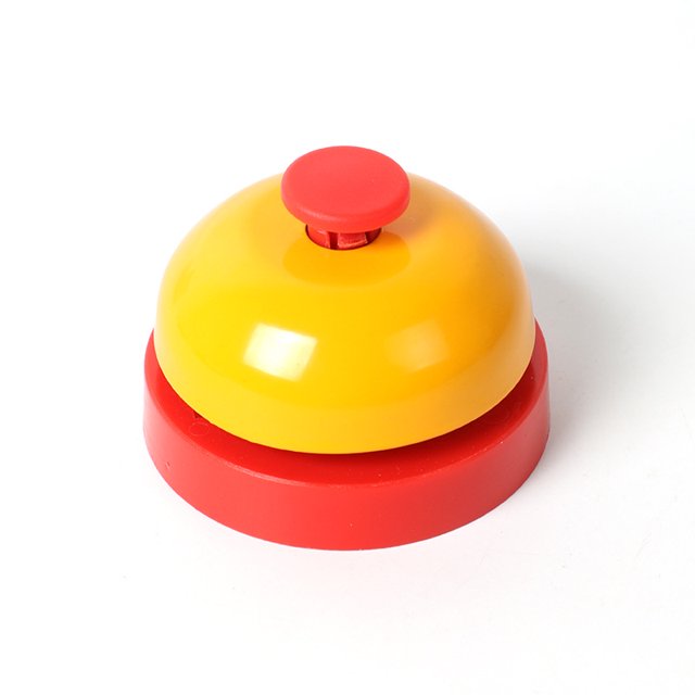 Janrevotw Pet Communication Buttons Hand Clap Bell Snatch Mike Pet Training Call Hand Press Service Bell Player