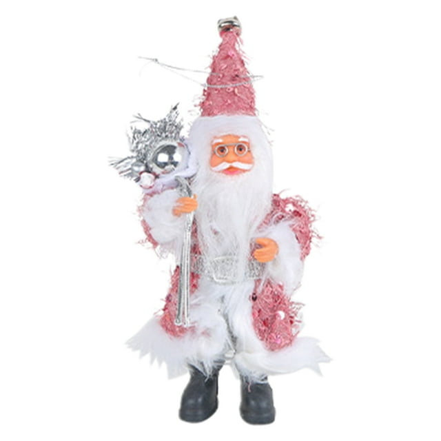 Dsscvnef Santa Figurines Standing Statue Miniature Hanging Pendant Christmas Tree Fireplace Tabletop Centerpiece Holiday Ornament