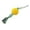 Yellow, variant on Dog Knotted Rope Rubber Spike Ball Chew Toy Durable Teeth Cleaning Interactive Tug Toy for Aggressive Chewers Puppy Teething Indoor Outdoor Play(Pink-37cm)