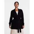 thumbnail image 2 of Scenario Women's Belted Lightweight Cardigan, Sizes XS-XXXL, 2 of 7