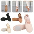 thumbnail image 2 of 1 Pair Girls Ballet Shoes Full Stretch Fabric Dance Shoes Soft Breathable Wear Resistant Lightweight Toddler Dance Slippers Shoes, 2 of 7
