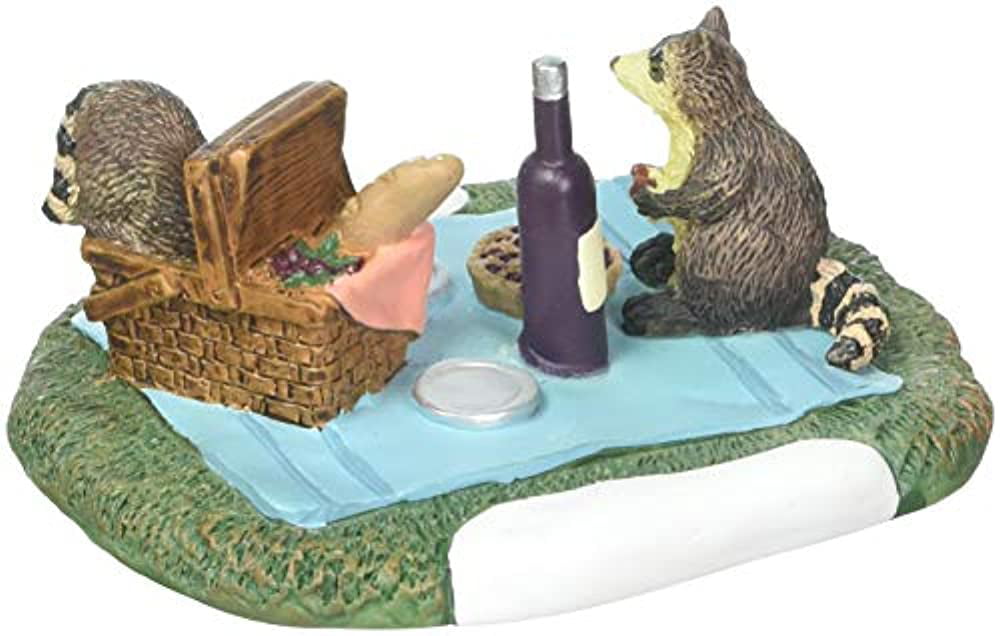 Department 56 Woodland Raccoon Picnic 2018 General Village Accessory 6001727 