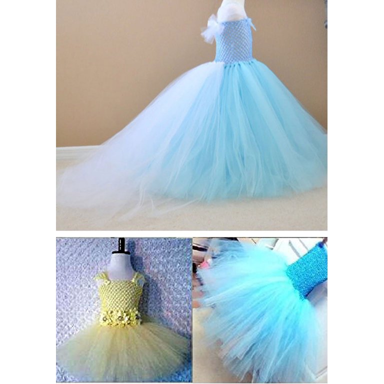 New Crochet Headband, Stretch Tutu Dress & Tube Top Set For Girls Size 2-5 Years - Handmade 6 thumbnail image