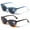 1 Blue 1 Brown, variant on 2 Pairs Women Butterfly Outdoor Reading SunGlasses - Tinted UV Protection Readers Glasses +2.50