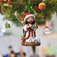 thumbnail image 2 of Árbol de Navidad nacimiento acrílico 2D colgante colgante navideño colgante con forma de árbol de Navidad colgante acrílico navideño colgante anual, 2 of 4