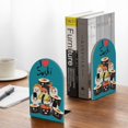 thumbnail image 5 of Lsque I Love Sushi Printed Wood Bookends,Non-Skid Bookend for Shelves,Heavy Duty Support Bookends,Non-Slip Foam Pads for Office, Home, and Library,1 Pair, 5 of 8