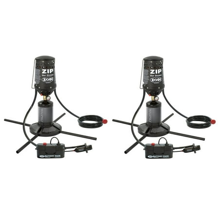 - Zodi ZIP Portable Outdoor Battery Powered Instant Hot Shower System (2 Pack)