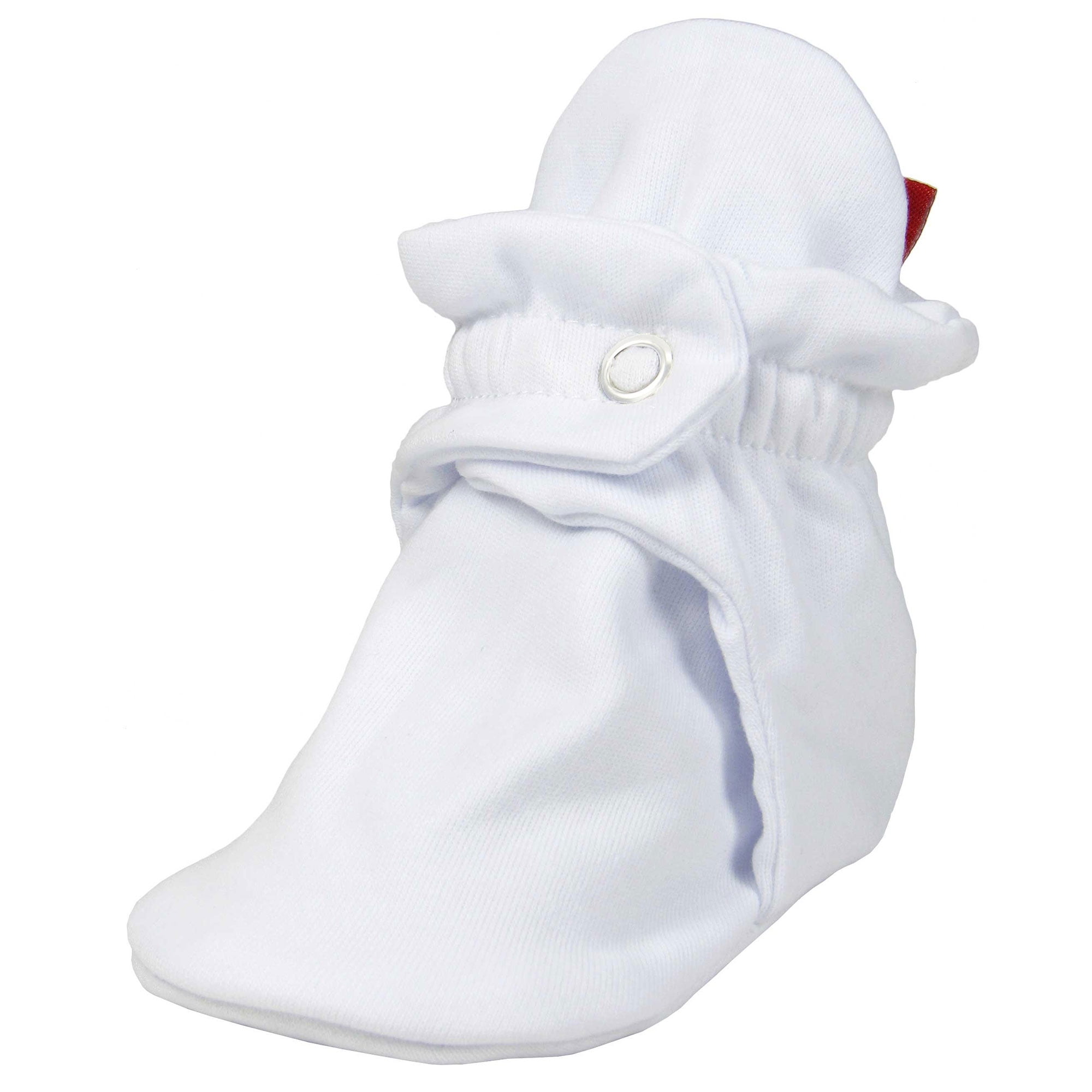 baby boy white booties