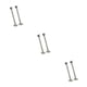 thumbnail image 1 of Yuarrent 2x Stainless Steel Wardrobe Pipe Lever Holder Rod Closet Bracket Type1 NO1, 1 of 1
