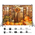 thumbnail image 2 of SUNOLIFE Fall Thanksgiving Backdrop Banner Autumn Nature Photo Background Banners 5x3ft, 2 of 3