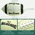 thumbnail image 5 of MILA CHIC Glow in the Dark Football, Youth Size 6, Luminous Composite Leather, 5 of 7
