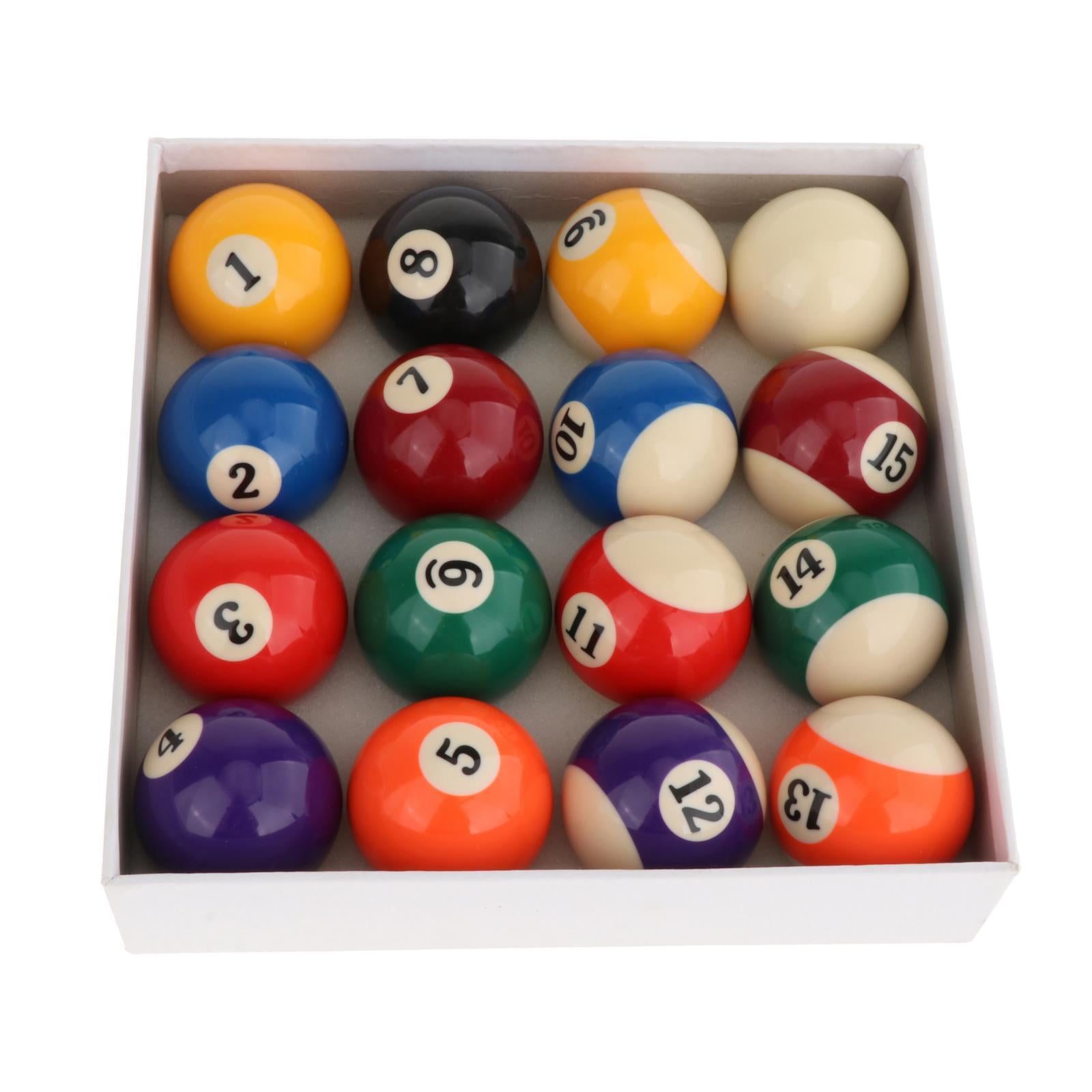  JAPER BEES Deluxe Billiard Ball/Pool Ball Set Complete 16balls  Regulation Size&Weight Resin Ball : Sports & Outdoors