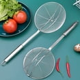 Dengjunhu Stainless Steel Spider Strainer Skimmer Ladle for Cooking and