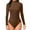 O-Coffee, variant on Elegant Women’s Turtle Neck Long Sleeve Jumpsuit for Enhanced and All-Day Comfort
