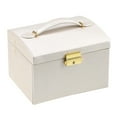 thumbnail image 2 of CAJA ORGANIORA DE ALMACENAMIENTO DE JOYAS DE TRES CAPAS, VITRINA DE PU PENDENTES Y COLLARES, VITRINA PARA COLECCIÓNICA Y ALMACENAMIENTO DE JOYAS, COLOR, 2 of 7
