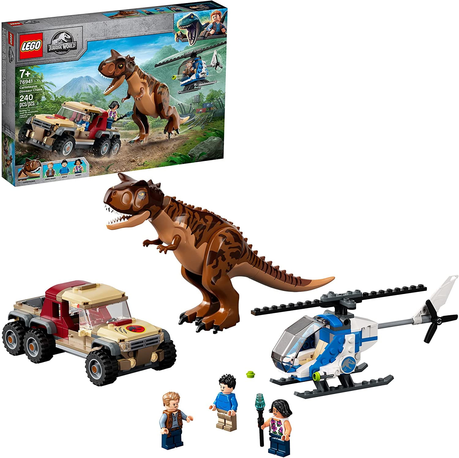 240-Piece LEGO Set: Carnotaurus Dinosaur Chase; Zambia Ubuy