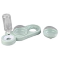thumbnail image 2 of Cuenco de agua para mascotas con diseño inclinable que evita resbalones, plato de alimentación desmontable para perros y gatos con bebedero para interior, color verde, 2 of 13