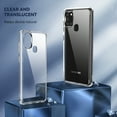 thumbnail image 5 of Nalacover for Samsung Galaxy A21s Ultra Slim Case,Luxury Crystal Clear Glossy Hard PC + TPU Silicone Bumper Shockproof Anti-Yellowing Camera Lens Protector Drop Protection Cover.Clear, 5 of 11