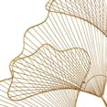 thumbnail image 5 of CosmoLiving by Cosmopolitan Gold Metal Wire Ginkgo Leaf Floral Wall Decor, 5 of 13
