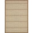 thumbnail image 7 of Unique Loom Lines Indoor/Outdoor Border Rug Beige/Brown 7' 10" x 11' 4" Rectangle Border Contemporary Perfect For Patio Deck Garage Entryway, 7 of 7