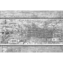 24"x36" Gallery Poster, Civitas Londinium or The Agas Map of London late 1500s