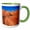 Green/White, variant on 3drose, Marbled Sandstone, Paria Canyon-vermilion Cliffs Wilderness, Arizona, 11oz Mug