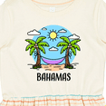 thumbnail image 4 of Inktastic Summer Vacation in the Bahamas Girls Toddler Dress, 4 of 5