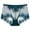 Dark Green, variant on Seamless High Waisted Thong Panty For Women Lace Jacquard Underwear Comfortable Stretch Soft Breathable Everyday Wear