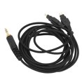 thumbnail image 1 of Cable De Repuesto Para Actualización De Auriculares, Conector De 3,5 Mm, Cable De Sonido Para Auriculares, Núcleo OFC De 6,6 Pies Para HD565 HD265 Para HD580 HD600 HD650, 1 of 7