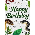 thumbnail image 4 of Snake Themed Happy Birthday Background Banner Party Supplies Birthday Decoration Photography Props Backdrop Decorations, 4 of 7