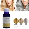 thumbnail image 2 of CondFun 100ml Hair Shampoo Brightens Purple Blonde Platinum Silver Gray or White Anti Yellow Hair Shampoo Hair Care, 2 of 7