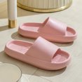 thumbnail image 1 of Slip-on Slippers Summer Unisex Non-Slip Bathroom Thicken Bottom Slippers, 1 of 6