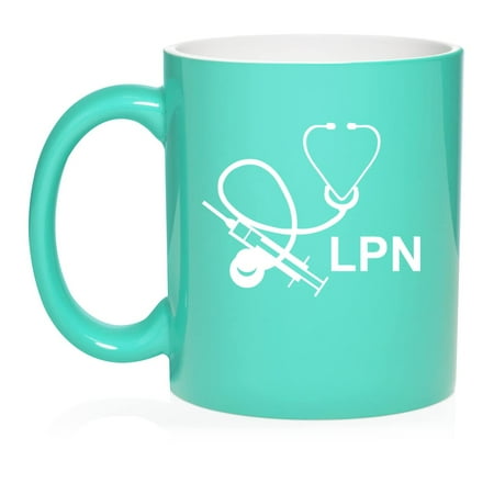

Licensed Practical Nurse LPN Ceramic Coffee Mug Tea Cup Gift (11oz Teal)