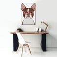 thumbnail image 5 of Epic Graffiti 'Boston Terrier Wearing Hipster Glasses 2' by Furbaby Affiliates, Canvas Wall Art, 26"x40", 5 of 8