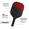 thumbnail image 2 of Reebok 7 Piece Pickleball Equipment Set, 2 Players, 2 Fiberglass Paddles, 4 Pickle Balls, Carry Bag, 1 Count, 2 of 12