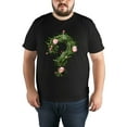 thumbnail image 4 of Men Oversize T-ShirtFlowers (5) Summer Casual Short Sleeve Crew Neck Loose Tee Tops XS-5XL, 4 of 5
