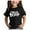 Black, variant on Tkrady Toddler Girls Shirts Valentine's Day New Round Neck Short Sleeve Cute Shirts Tops, Sizes 1-12 Years