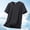 c01Black, variant on USNSM (M-5XL) Big and Tall Men's Workout Shirts Athletic Quick Dry Ice Silk Short Sleeve Shirts Moisture Wicking Running Breathable Top Green XXL