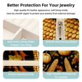 thumbnail image 3 of Thanksgiving Corn Travel Portable Square Jewelry Box Organizer for Rings, Earrings, Necklaces, Bracelets for Girls and Women, 3 of 6